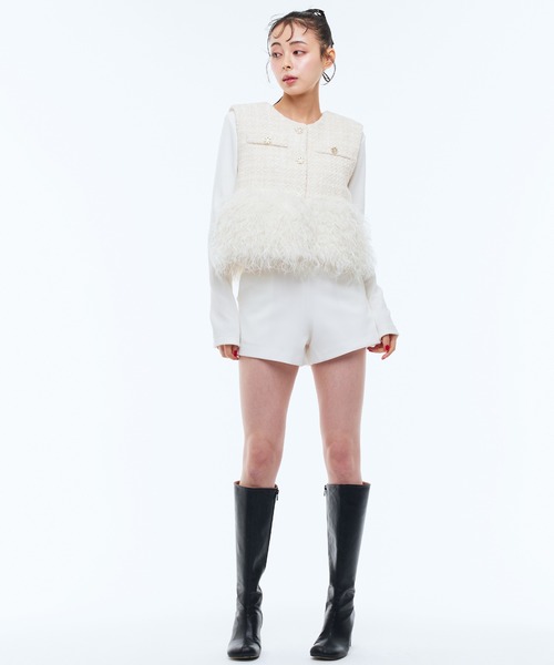 【Narcissus】シンプルショートパンツ Narcissus パンツ 「Narcissus」シンプルショートパンツ