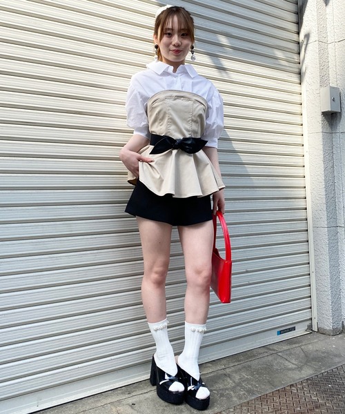 Narcissus（ナルシス） パンツ シンプルショートパンツ レディース