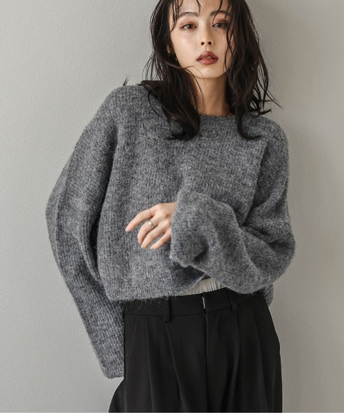 「La-gemme」 長袖ニット フリー ピンク レディース_画像7