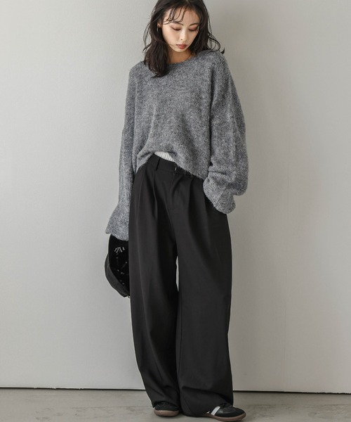 「La-gemme」 長袖ニット フリー ピンク レディース_画像8