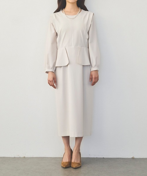 新品✨2点セットワンピース×可愛いベスト✭ sakishimatokyo ワンピース 「SET商品」ショート丈テーラード