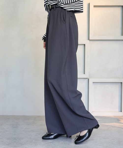 マルチサイズ スラックス パンツ カーブワイドスラックス No.1006