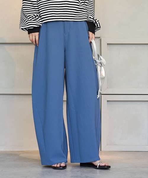 マルチサイズ スラックス パンツ カーブワイドスラックス No.1006