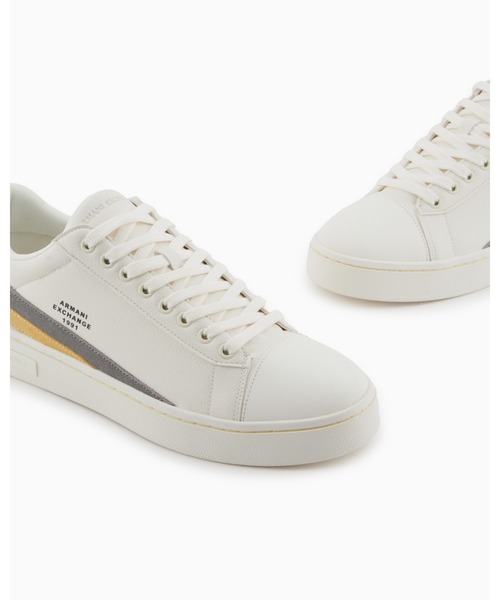 アルマーニ Armani Exchange ホワイトスニーカー ARMANI EXCHANGE スニーカー 「A|X アルマーニ エクスチェンジ」AXロゴ