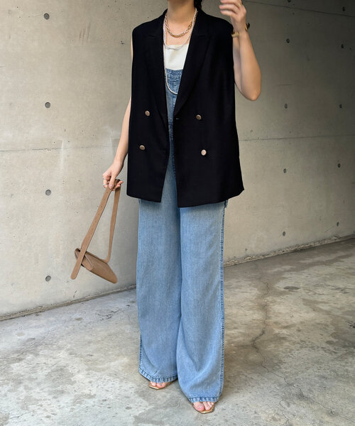 DouDou ベスト ジレ ダブルメッシュジレ レディース : ZOZOTOWN