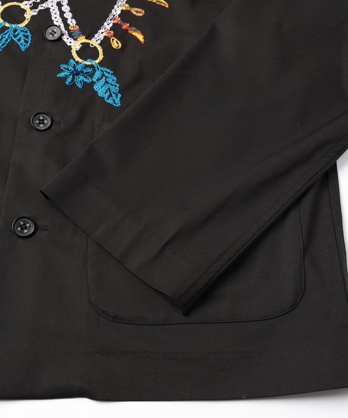 amok（アモク） シャツ AMULET EMBROIDERY SHIRT メンズ レディース