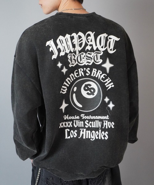 Stussy 8ボールバックプリント スウェット STUSSY（ステューシー） 8 BALL エイトボール バックプリント クルー