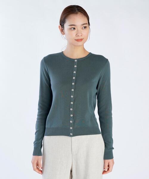 agnes b.（アニエスベー） カーディガン コットン ニット 長袖