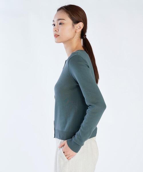 agnes b.（アニエスベー） カーディガン コットン ニット 長袖