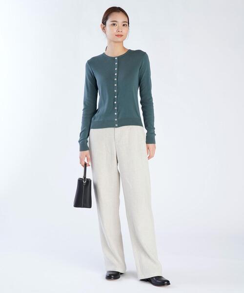 agnes b.（アニエスベー） カーディガン コットン ニット 長袖