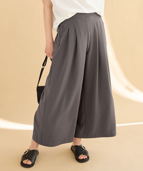 ANY（エニィ） uvカット ワイドパンツ パンツ 「新色追加」さらさらDRY