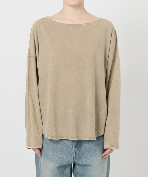FRAMeWORK ドライタッチコットンL/Tee新品未使用 セール】ドライタッチコットンL/Tee（Tシャツ/カットソー