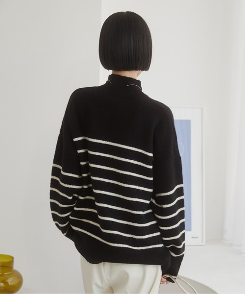 「ANGIE」 長袖ニット FREE ブラック レディース_画像7