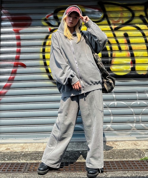 A'gem（エージェム） スウェットパンツ ジャージ A'GEM/9 × .kom