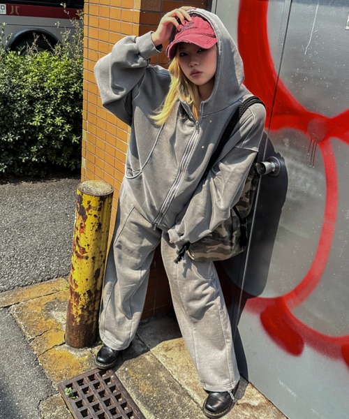 A'gem（エージェム） ワイドパンツ スウェットパンツ ジャージ A'GEM/9