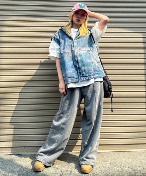 A'gem（エージェム） スウェットパンツ ジャージ A'GEM/9 × .kom