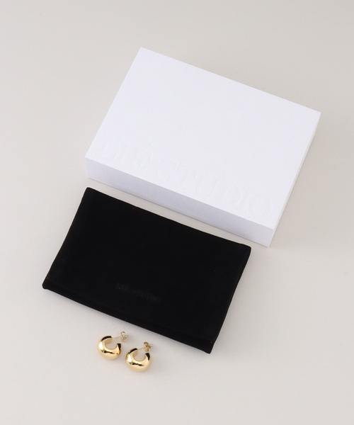 リエスタジオThe Johanna ゴールド フープピアスヴェルメイユイエナ