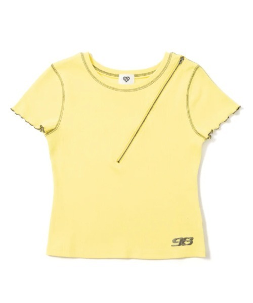 tシャツ Mellow zip Tee レディース