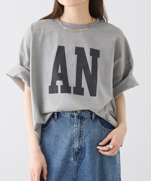 tシャツ スーピマコットンBIGロゴショートTシャツ レディース