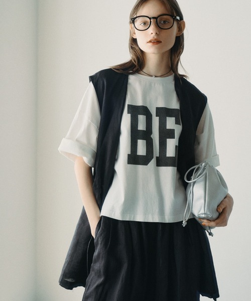 pual ce cin tシャツ スーピマコットンBIGロゴショートTシャツ