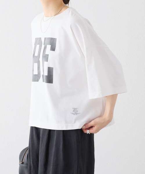スーピマコットンBIGロゴショートTシャツ スーピマコットンBIGロゴショートTシャツ（Tシャツ/カットソー