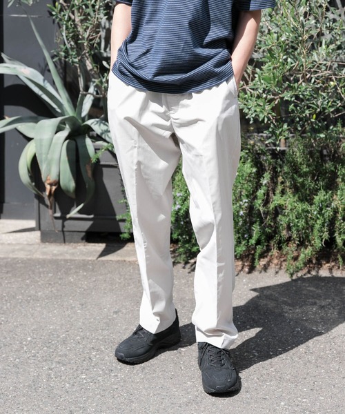 FORK&SPOON パンツ FORK＆SPOON TEC LINENパンツ メンズ