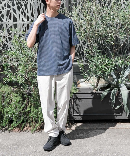 パンツ spoloc CAMBIO(カンビオ)】Geometric Pattern Quilt Cut sew Soft