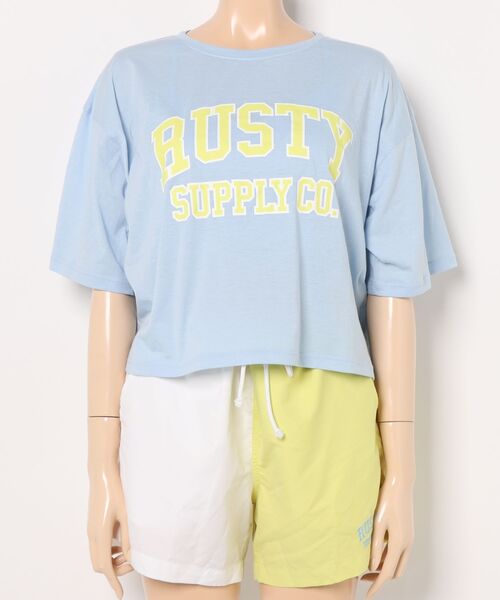 新品未使用　ラスティ　水着４点セット　140 セール】【RUSTY:ラスティー】キッズ水着4点セット タンキニ