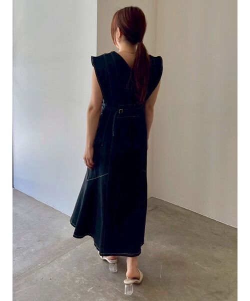 Lee（リー） ワンピース 「Leeコラボ」フレアスリーブデニムワンピース