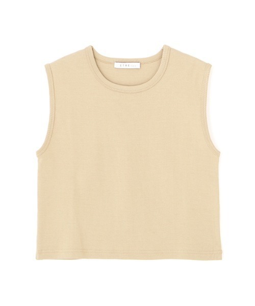 ETRE TOKYO tシャツ スリーブレスショートプルオーバー