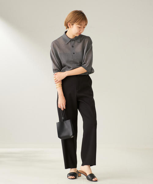CURRENTAGE カレンテージ ニット タートルネック CURRENTAGE ニット セーター CURRENTAGE/Turtlrneck＆Cropped