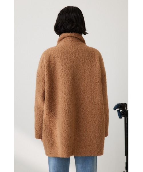 「crie conforto」 ピーコート FREE グレー レディース_画像4