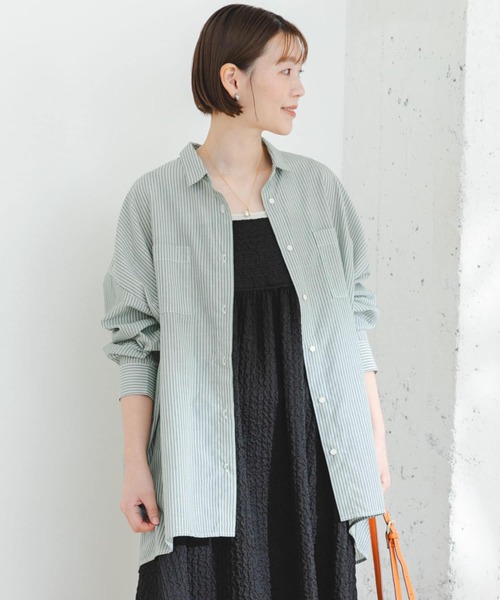 「F by ROSSO」 長袖シャツ FREE ネイビー レディース_画像9