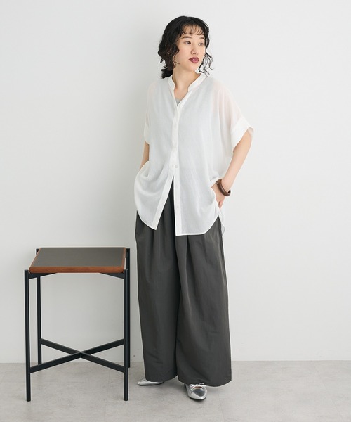 ブラウス シャツ ヴィンテージボイルミルフィーユチュニック レディース CRAFT STANDARD BOUTIQUE ブラウス シャツ ヴィンテージボイル