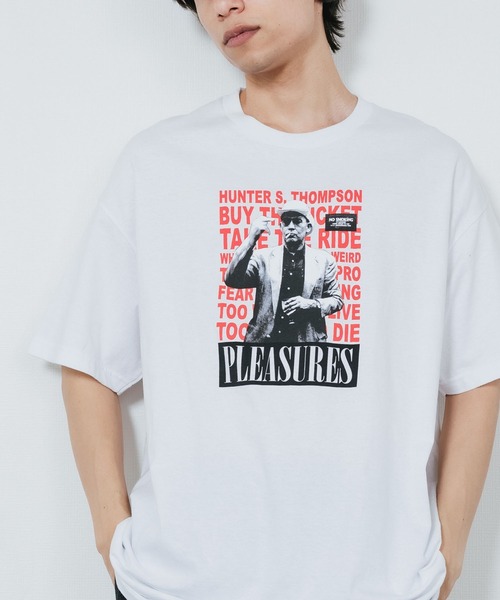 tシャツ PLEASURES/プレジャーズ No Smoking Tee 半袖Tシャツ グラフィック レディース