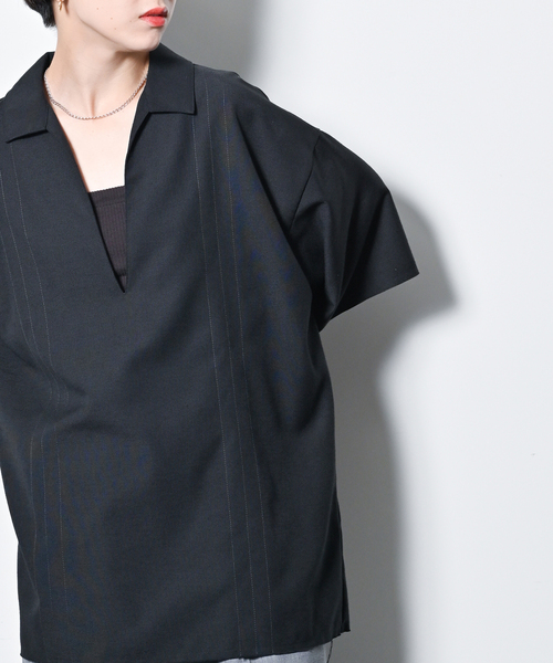 CITYSHOP ブラウス シャツ STRIPE STITCH レディース : ZOZOTOWN