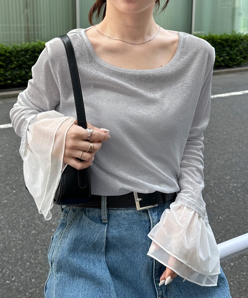 ランパナ　リブ8分袖シャツ　グレー4枚　おまとめ売り 買うなら激安ネット通販 ランパナ様専用 リブ8分袖シャツ グレー4枚 お