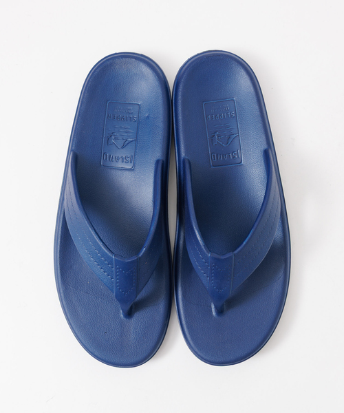 未使用 アイランドスリッパ US10 EVA トングサンダル 水陸両用 ネイビー ISLAND SLIPPER（アイランドスリッパ） サンダル 「ISLAND SLIPPER