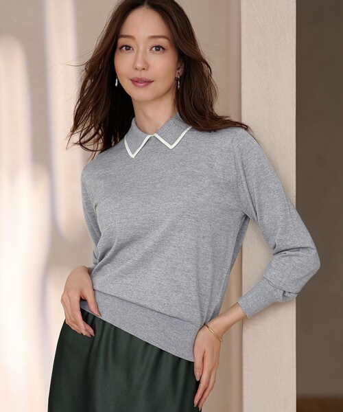 23区（ニジュウサンク） スカート 「洗える」テクスチャーサテン