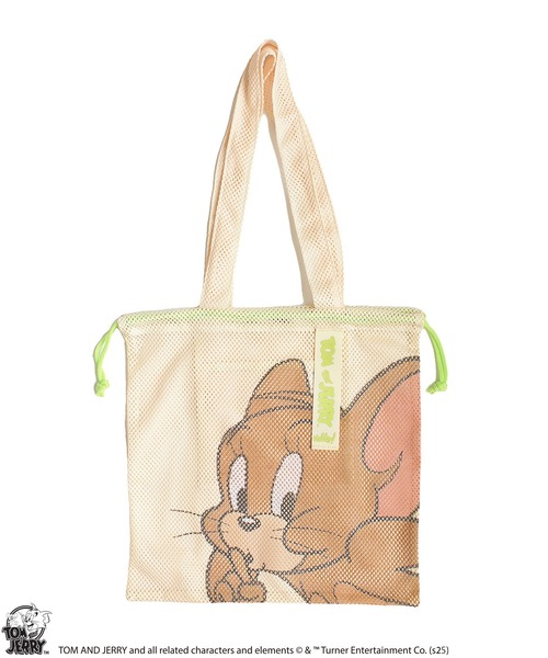 トートバッグ 「公式」TOM and JERRY ハローメッシュトートバッグ