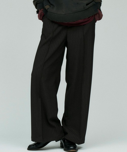 Johnbull（ジョンブル） ワイドパンツ スラックス パンツ ストライプ