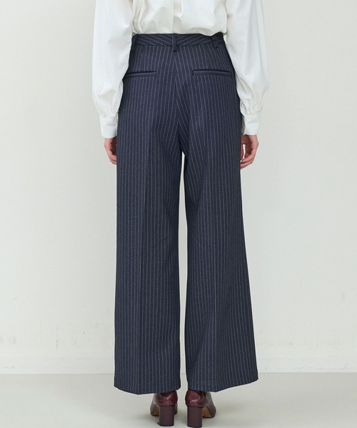 ジョンブル Johnbull モロッコストライプパンツ　L　定価35200 Johnbull（ジョンブル） ワイドパンツ スラックス パンツ ストライプ