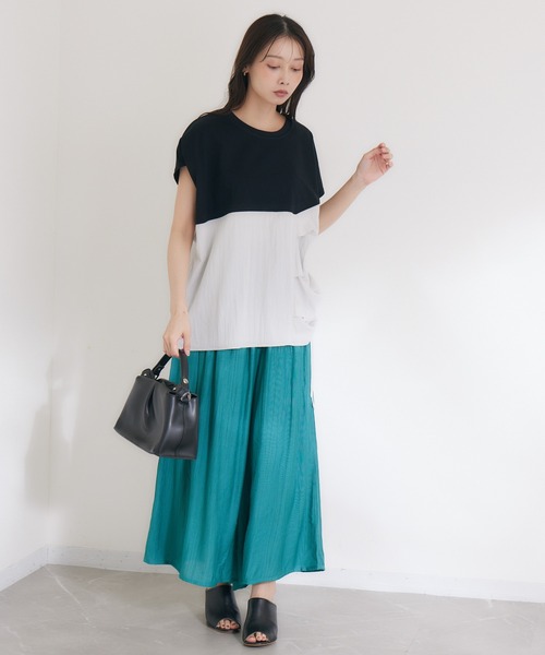 「KATHARINE ROSS」 「Bou Jeloud」ノースリーブトップス MEDIUM アイボリー レディース_画像6