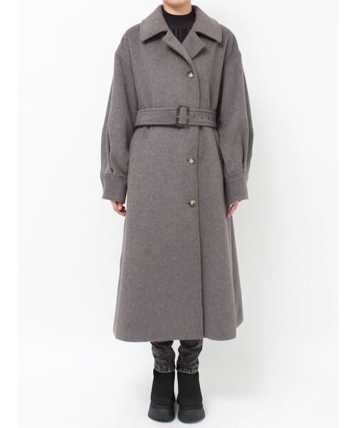MURUA（ムルーア） ステンカラーコート コート スタンドネックダブル