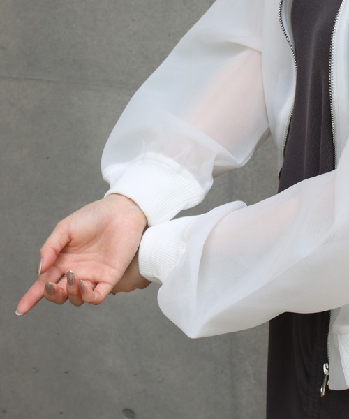 「Social GIRL」 ブルゾン M ブラック レディース_画像9