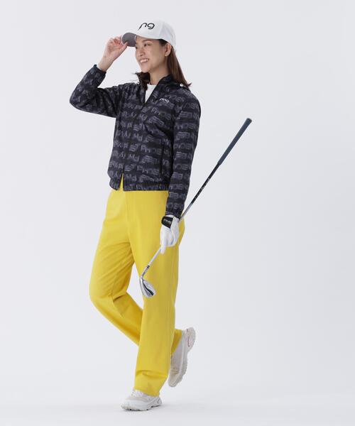 【イエロー】TCツイル5ポケットストレートパンツ <LADIES LINE> (LADIES) PING（ピン） パンツ 「PING APPAREL」TCツイル5ポケットストレート