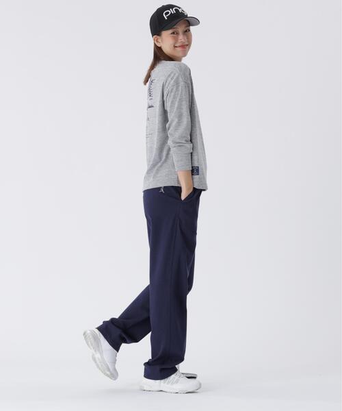 PING（ピン） ワイドパンツ パンツ 「PING APPAREL」TCツイル5ポケット