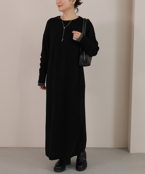 ジャーナルスタンダード　未使用　黒　ロングワンピース JOURNAL STANDARD（ジャーナルスタンダード） ワンピース ウール