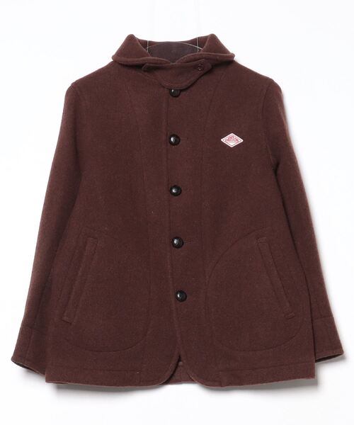 Danton（ダントン） ワンポイントコート 36 ブラウン レディース