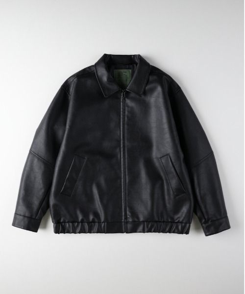 back number ジップアップジャケット L BACK NUMBER ブルゾン アウター 「BACK NUMBER」ボックスシルエット